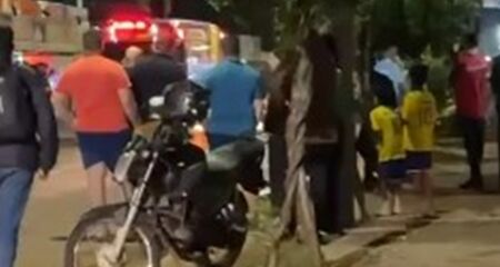 O ataque ocorreu em frente a uma adega 