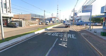 Local onde aconteceu a batida