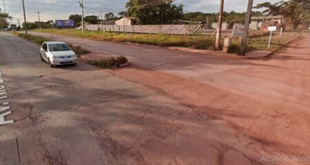 Cruzamento onde ocorreu batida