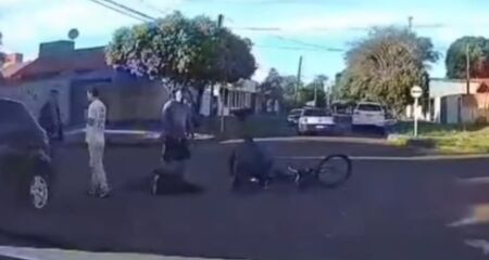 A v&iacute;tima conduzia a bicicleta atingida; causas ainda n&atilde;o foram esclarecidas