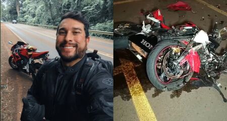 Rudney Ribeiro havia acabado de sair do trabalho, em Dourados, e seguia para casa