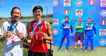 O retorno aconteceu gra&ccedil;as ao filho mais velho, que come&ccedil;ou a treinar atletismo e o incentivou a voltar aos treinos