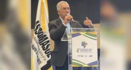 pr&eacute;-candidato ao Senado, Reinaldo Azambuja, destacou as a&ccedil;&otilde;es de investimentos 