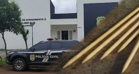 Os filhos do casal tentaram intervir e foram agredidos