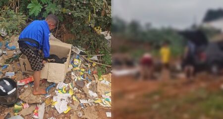 Al&eacute;m dos animais, vizinhos e moradores da regi&atilde;o utilizam o espa&ccedil;o para jogar lixo e entulhos variados 