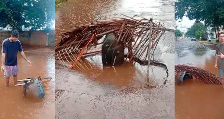 Moradores afirmam que problema existe h&aacute; meses e cobram solu&ccedil;&atilde;o da prefeitura
