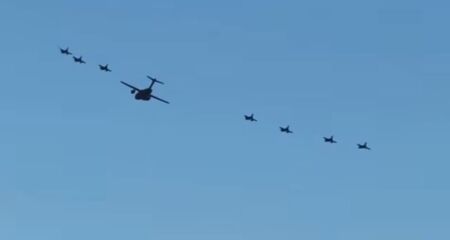 As aeronaves v&atilde;o seguir para o Chile, onde participar&atilde;o do Exerc&iacute;cio Salitre 2026