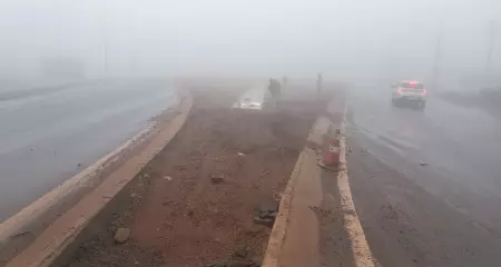 Vítima foi encontrada caída em uma poça de água, às margens da BR-463