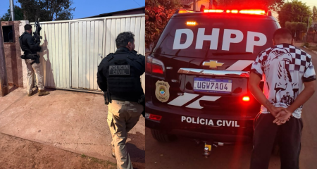 Dinheiro, celulares e motocicleta furtada tamb&eacute;m foram apreendidos