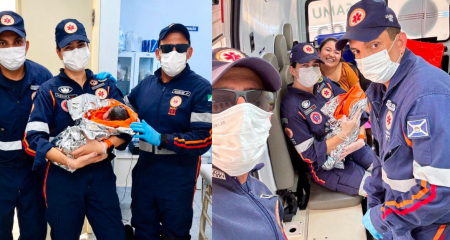 Gestante entrou em trabalho de parto durante o trajeto ao hospital