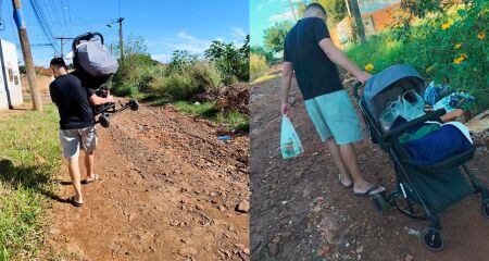 Em dias de chuva, criança chega a faltar à escola por falta de acesso