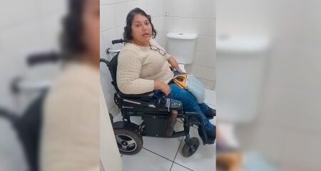 Edir Aparecida se sentiu humilhada por n&atilde;o conseguir fazer suas necessidades 