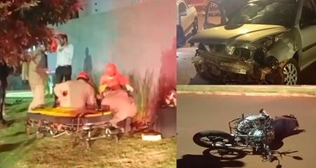 O condutor do carro estava embriagado durante o acidente e teria invadido a preferencial 