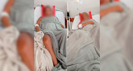 Vítima segue internada na UPA da Moreninha e nem morfina ameniza mais as dores