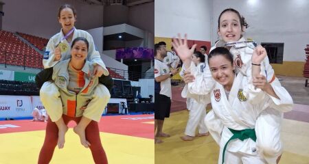 Let&iacute;cia passou a fazer Jud&ocirc; ao ver amor das filhas pelo esporte