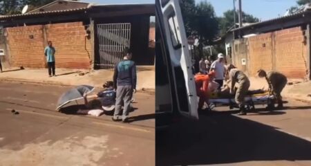 A mulher possuía uma medida protetiva em vigor contra o filho