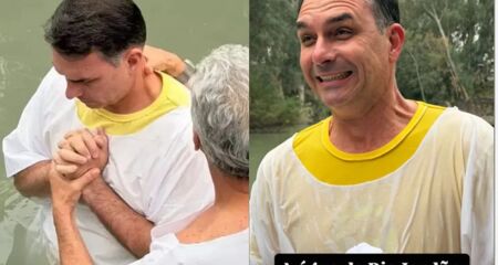 Fl&aacute;vio se batizou ao menos quatro vezes 