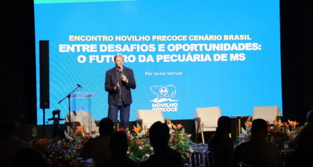 O pré-candidato a deputado federal participou do Encontro Novilho Precoce Cenário Brasil