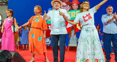 Lula participou de evento de campanha com mulheres em Belo Horizonte neste s&aacute;bado (29)