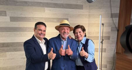 Lula conversou com Fábio e Dona Gilda