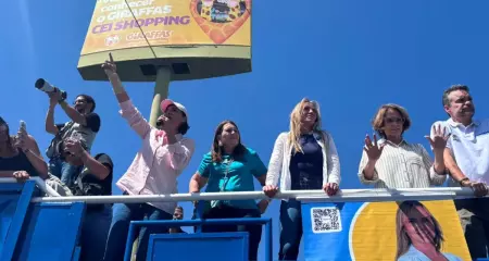 Candidata ao Senado, Michelle Bolsonaro participou de ato de campanha com Celina Leão (PP) neste domingo
