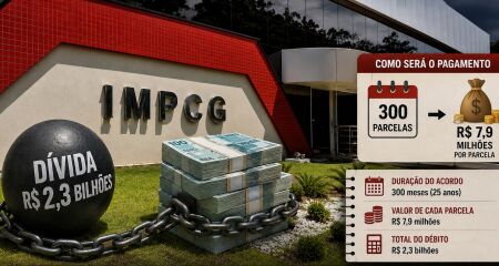 Dívida foi parcelada graças ao refis