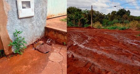 A casa de onde o vazamento se origina estaria vazia