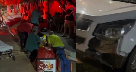 Ele foi preso em flagrante momentos depois da confusão