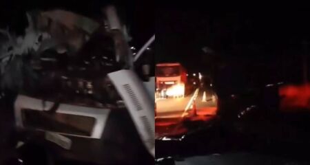 O veículo transportava pacientes do município