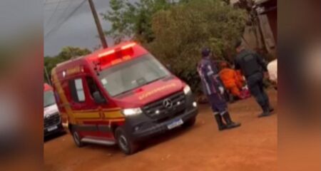 O Corpo de Bombeiros chegou a ser acionado, mas, ao chegar no local, a vítima já estava sem sinais vitais