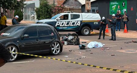 Estudante testemunhou momento em que condutor b&ecirc;bado atingiu o motociclista 