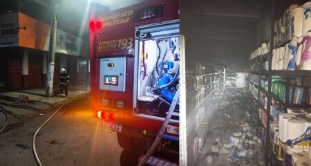 Após o combate às chamas, os bombeiros fizeram o rescaldo e vistoriaram o local para verificar se havia outros focos de incêndio