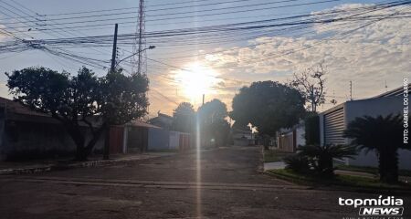 Esta quarta-feira deve ter predomin&acirc;ncia de sol e os &iacute;ndices de umidade devem ficar entre 15% e 25%