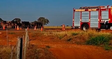 Por estar com vazamento, a área precisou ser isolada pelas autoridades