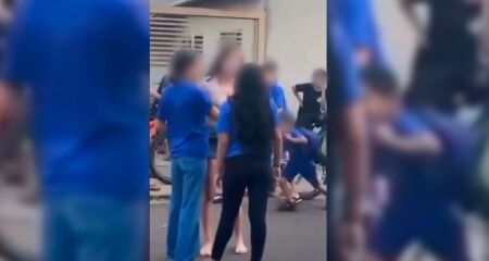 Segundo a mulher a agressora n&atilde;o teria qualquer rela&ccedil;&atilde;o familiar com nenhuma das jovens 