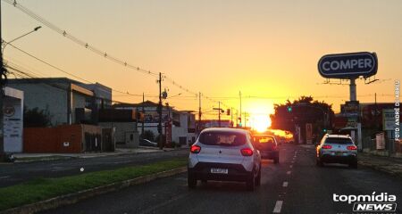 A umidade relativa do ar permanece com índices, podendo chegar a 10%