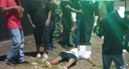 Vítima teria sido agredida por quatro homens no local