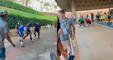 Apesar da pancadaria, ningu&eacute;m teria sofrido ferimentos graves