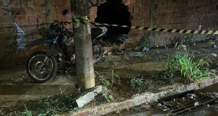 Homem perdeu o controle da motocicleta 