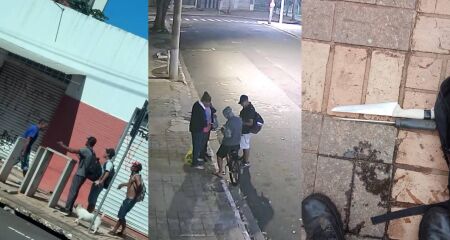 Um suspeito acabou sendo preso em flagrante enquanto furtava fios pela GCM