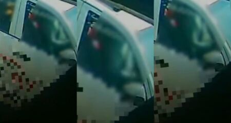 A pessoa que testemunhou a cena estava chegando ao estabelecimento para abrir após o horário do almoço
