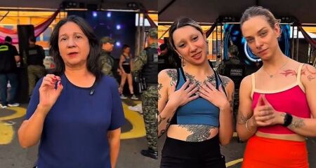 Luiza Ribeiro (PT) esteve no local e afirmou que ação da Prefeitura usou força desproporcional para embargar evento de visibilidade lésbica