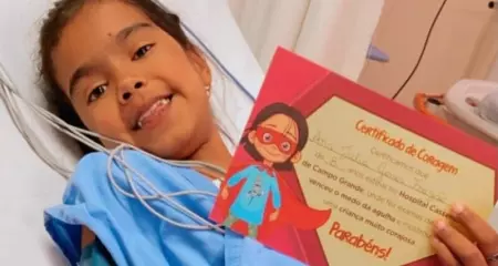Ana Júlia já passou por três cirurgias e vários cateterismo mas atualmente precisa de um Cardiodesfibrilador Implantável