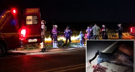 Grupo antecipou horário de pedalada, acionou o resgate na madrugada deste domingo e vítima foi transferida para Campo Grande