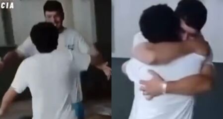 Caique Teodoro vive fora do país e organizou reencontro inesperado com Guilherme; gravação do momento comoveu seguidores nas redes sociais