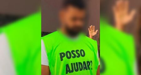 Suspeito fugiu ao ser descoberto