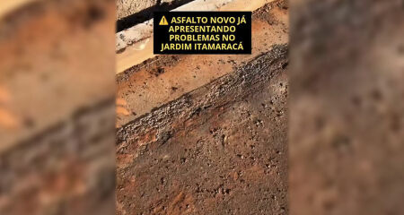 Os problemas aparecem principalmente na &aacute;rea pr&oacute;xima ao meio-fio