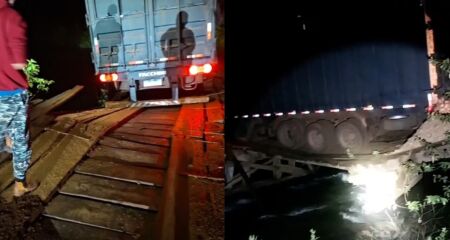 Apesar do susto, ninguém ficou ferido durante o incidente