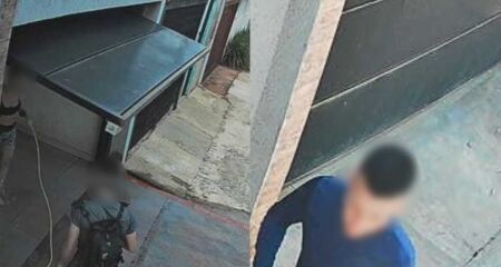 Câmeras mostram suspeito rondando casa horas antes de mulher ser agarrada no União
