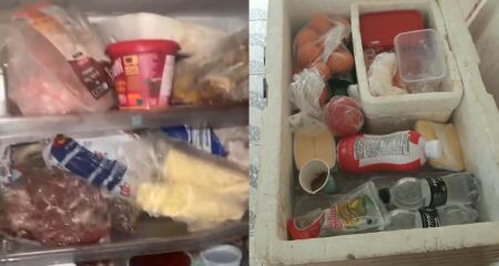 Alguns campo-grandenses precisaram improvisar, comprando caixas de isopor e gelo para guardar os produtos e n&atilde;o perder os mantimentos